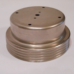 Metal Punching & Spinning of a Stainless Steel Globe Base